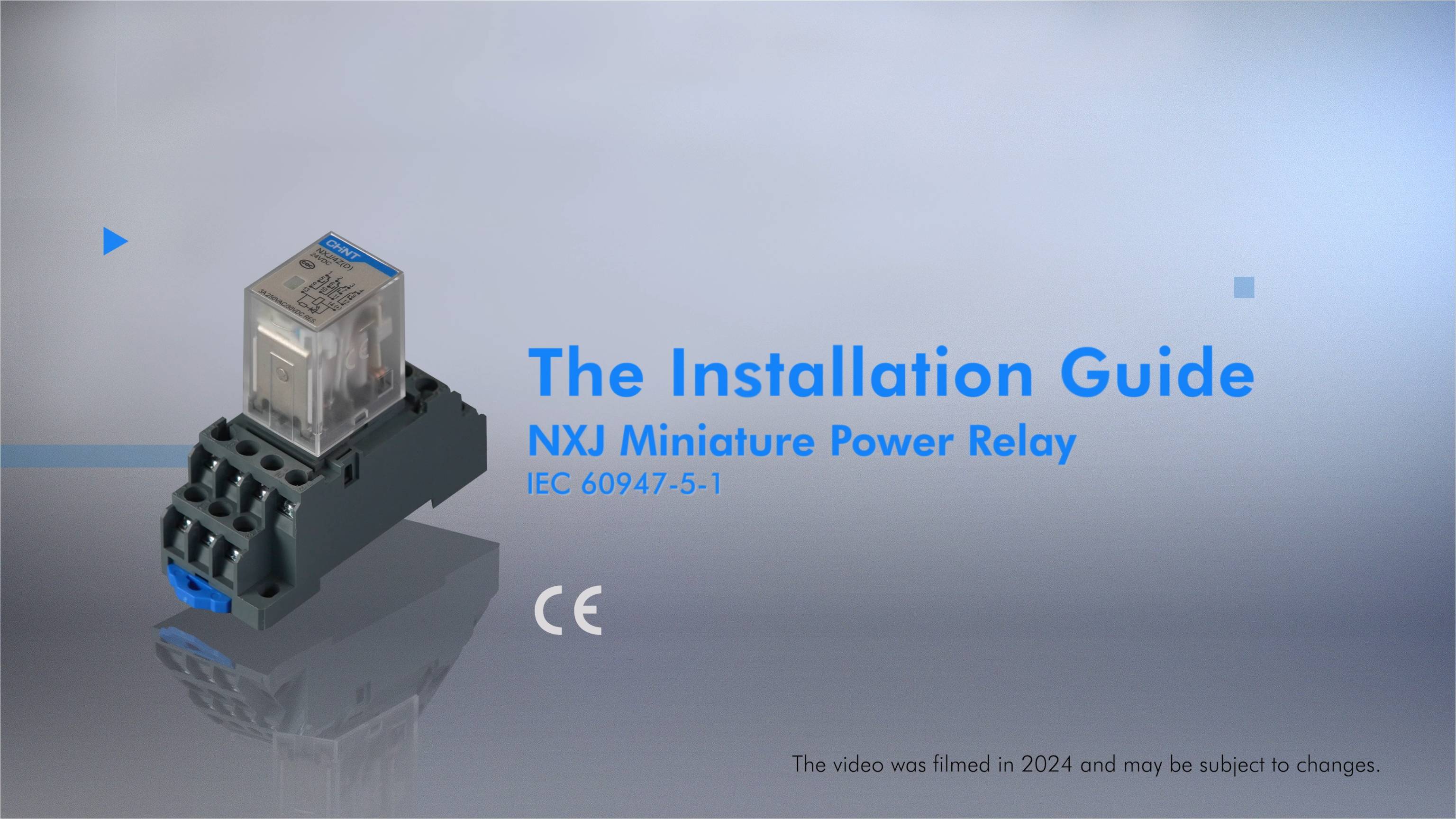 Install NXJ Miniature Power Relay